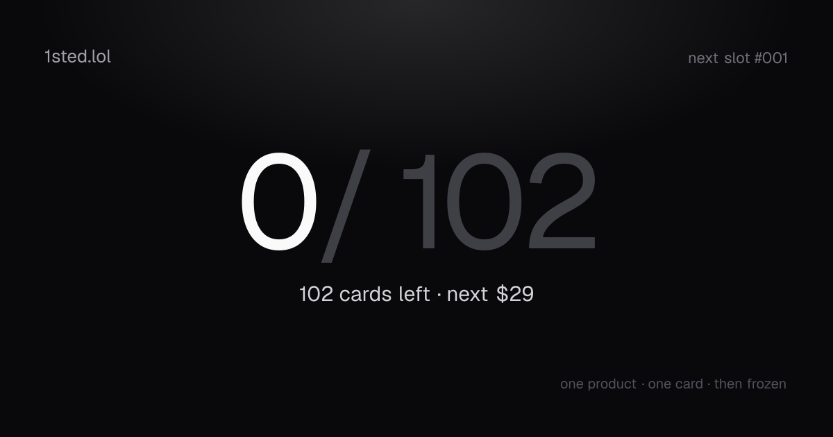 Made a 3D trading card game for founders. Postgres enforces the rules, Stripe proves the revenue.